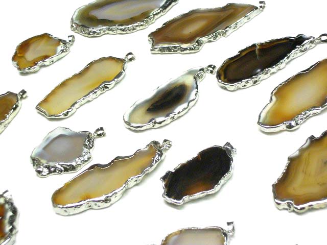 Agate Slice Pendant