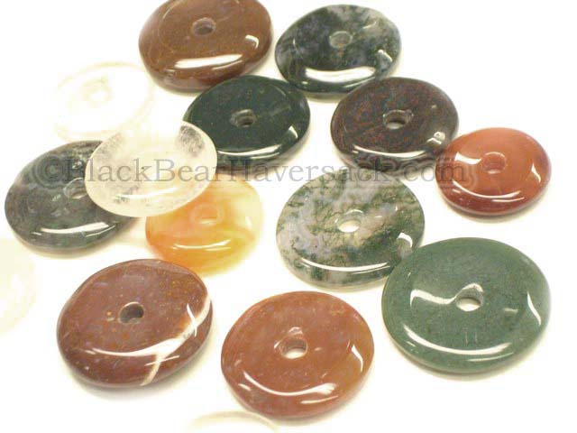 Stone Donut Pendant Stone Donut Pendant