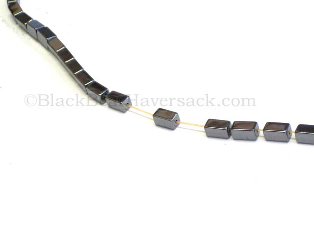 Square Hematite Beads