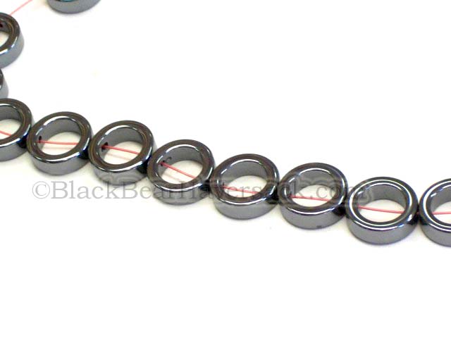 Ring Hematite Beads