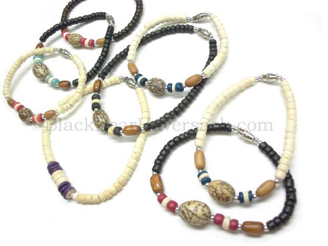 Wood Bead Bracelet